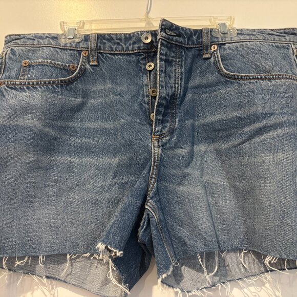 Rag & Bone Dre Raw Hem Shorts Size 34 - Picture 6 of 7